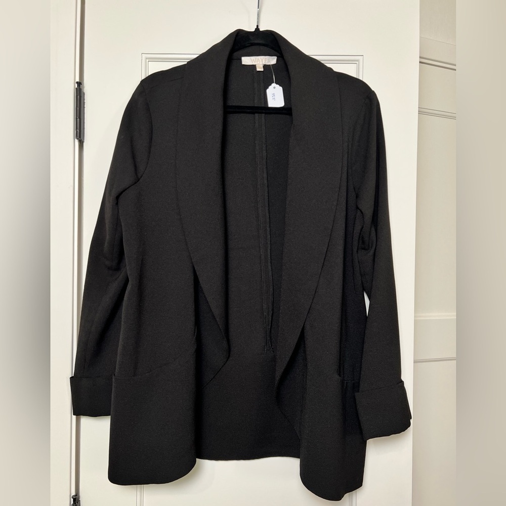 Wayf Bolero Blazer in Black (Large)